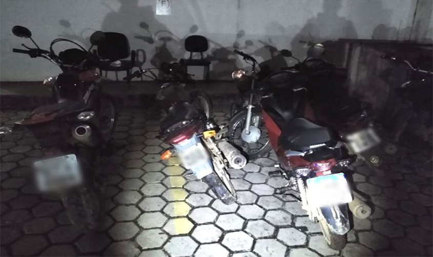 Polícia Militar recupera cinco motocicletas roubadas em Ji-Paraná