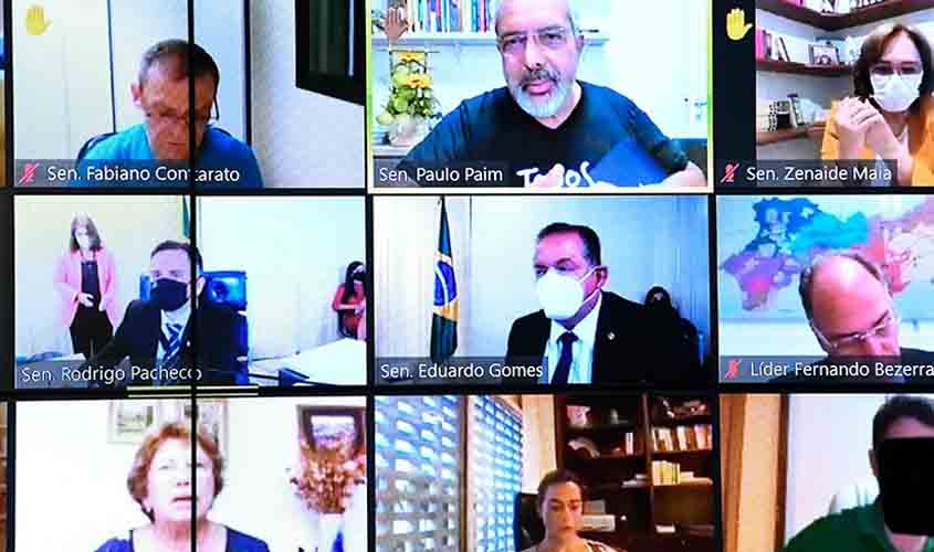 Senadores lamentam os mais de 3 mil mortos por covid-19 nesta quarta