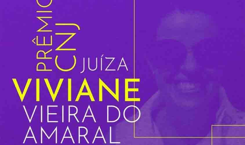 Juíza Viviane do Amaral é homenageada com nome de Prêmio a ações de combate à violência contra a mulher