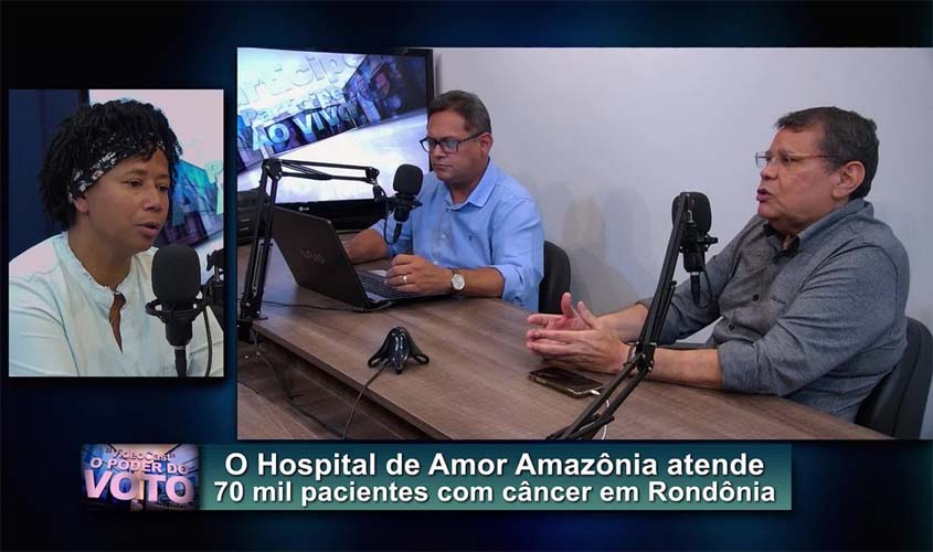 Em entrevista ao Videocast O Poder do Voto, a deputada federal Silvia Cristina, revelou ter investido quase R$ 150 milhões no Hospital de Amor Amazônia, desde 2019