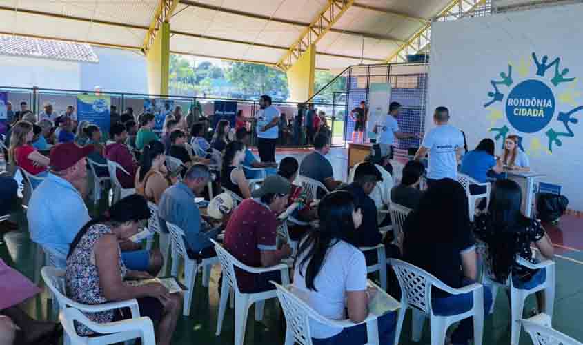 Governo de RO leva neste fim de semana serviços essenciais do Rondônia Cidadã para moradores do distrito de Tarilândia