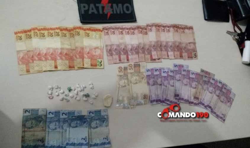 Apenado com tornozeleira é preso com drogas e dinheiro, em Ji-Paraná