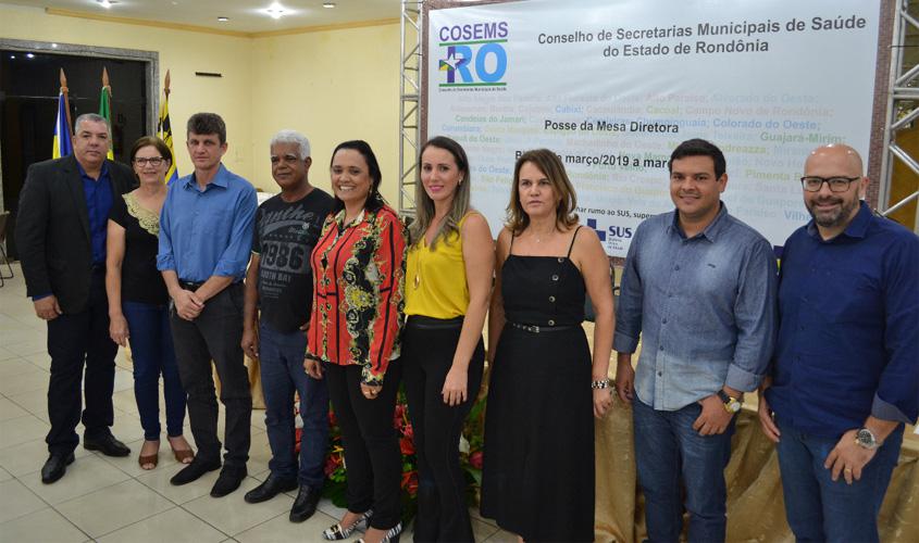 SAÚDENova Mesa diretora do Cosems-RO é empossada