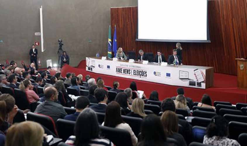 Seminário sobre fake news marca fechamento do ciclo das Eleições 2018, avalia presidente do TSE