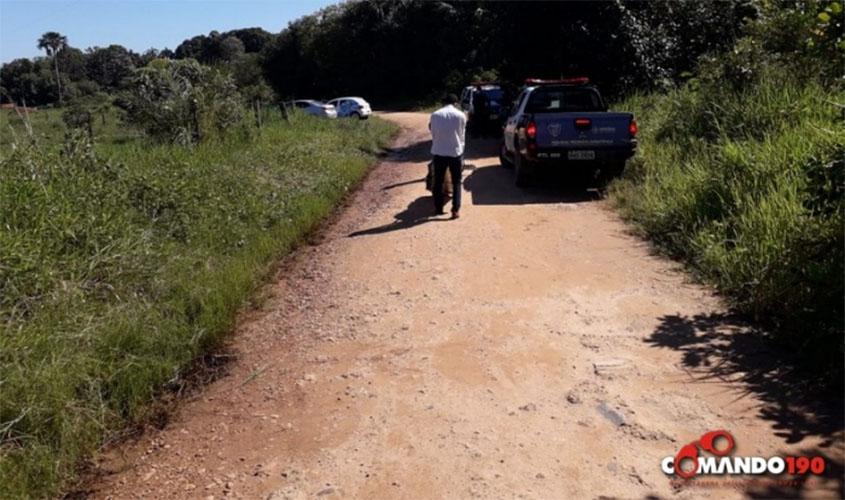 Corpo de homem é encontrado com perfurações à bala na zona rural 