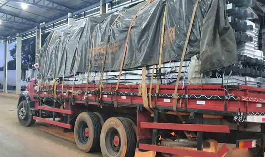 Em Ariquemes/RO, PRF identifica transporte de mercadorias sem nota