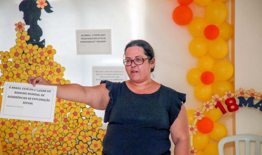 Palestra sobre abuso e exploração sexual contra crianças e adolescentes é ministrada a socioeducandos de unidade sentenciada