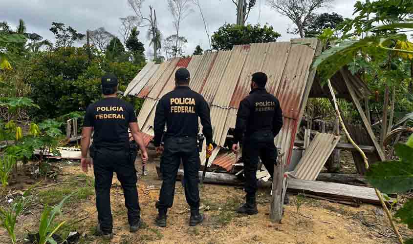 PF deflagra operação para combater crimes na Terra Indígena Igarapé Lage em Rondônia
