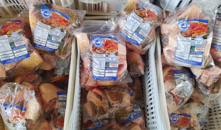 Conab distribui pescado para entidades sociais em Porto Velho