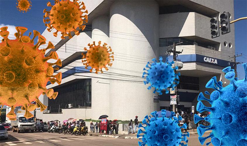 Operação de testagem rápida detecta mais nove casos de covid-19 na agência Madeira-Mamoré da Caixa