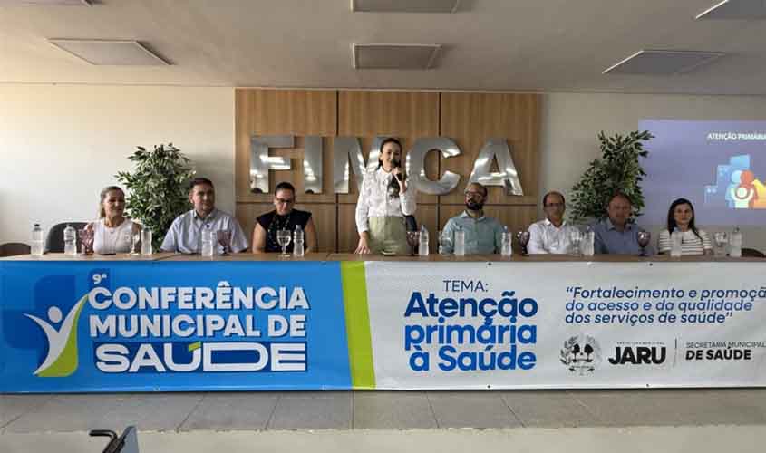 Solenidade marca a abertura da 9ª Conferência Municipal de Saúde