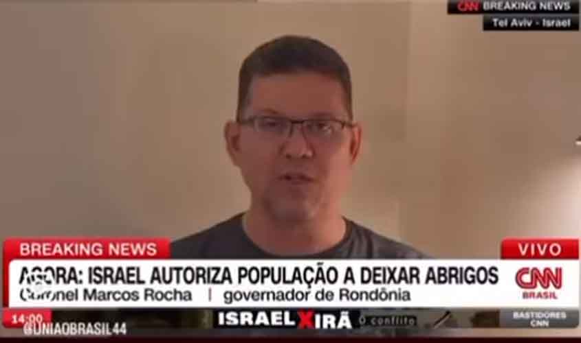 Nota de esclarecimento sobre a permanência do governador Marcos Rocha em Israel