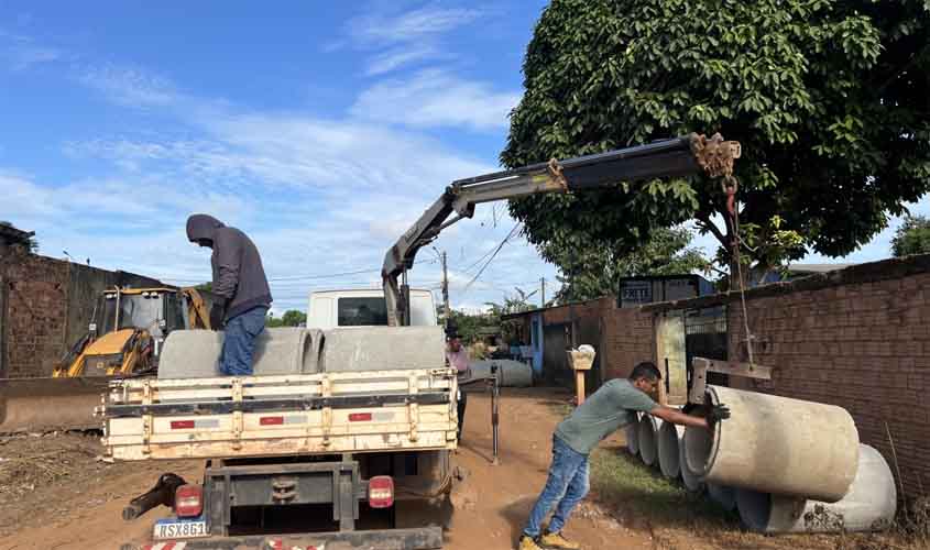 Prefeitura de Porto Velho atua para solucionar problema histórico no bairro Três Marias