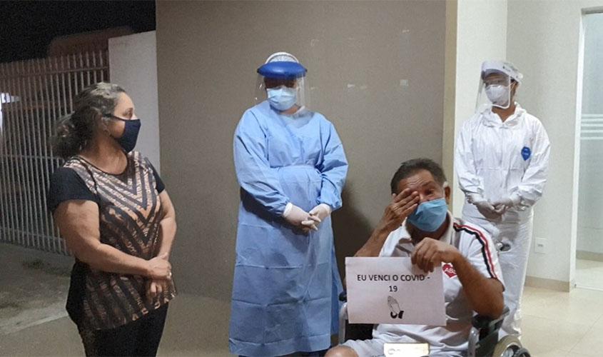 Pacientes recebem alta e elogiam atendimento na Central de Atendimento à Covid-19