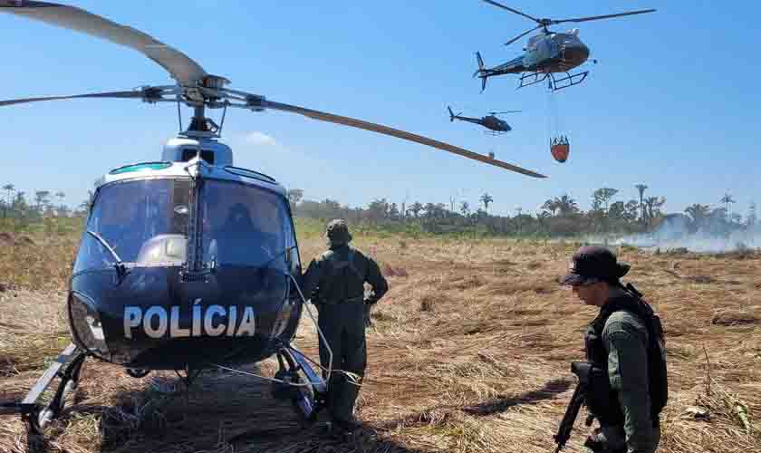 Núcleo de Operações Aéreas é destaque no reforço das ações de Segurança Pública de Rondônia