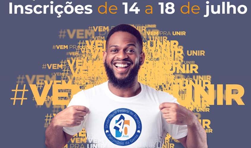 Último dia de inscrições para cursos gratuitos de graduação da Universidade Federal de Rondônia