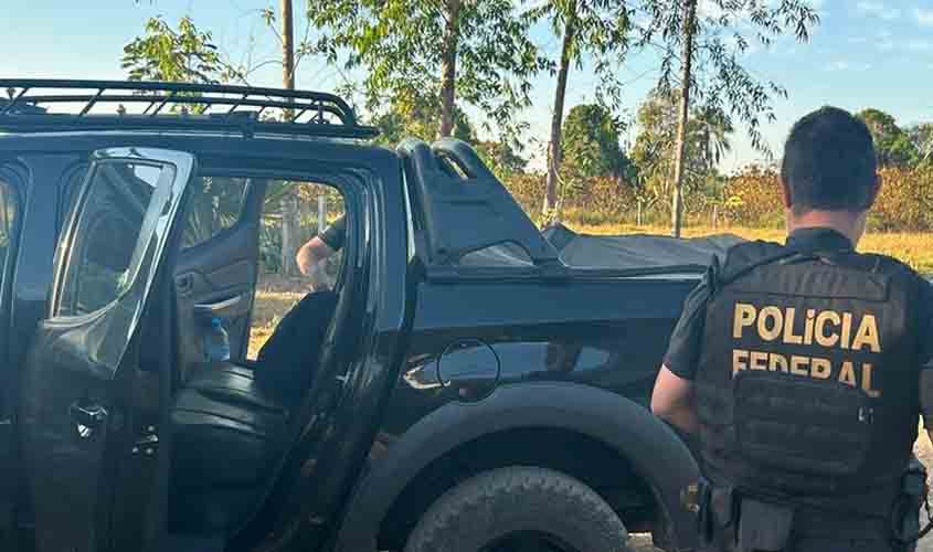 PF deflagra operação em combate aos crimes de tentativa de homicídio qualificado e porte ilegal de arma de fogo em Rondônia