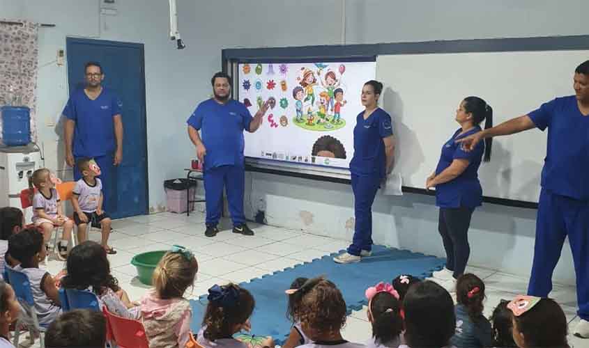 Programa Saúde na Escola leva ações educativas às unidades de ensino da rede municipal