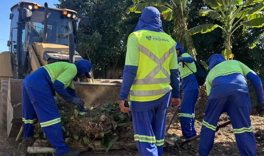 Operação Cidade Limpa já retirou cerca de 70 toneladas de resíduos das ruas de Porto Velho