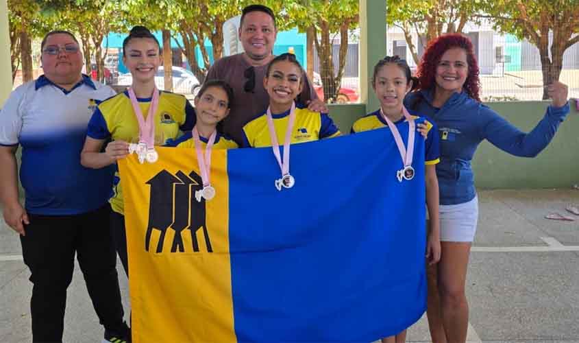 Jovens atletas porto-velhenses são destaques no Torneio Estadual de Ginástica Rítmica