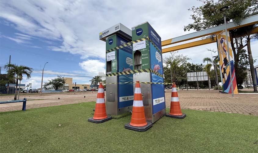 Estações de hidratação recebem manutenção