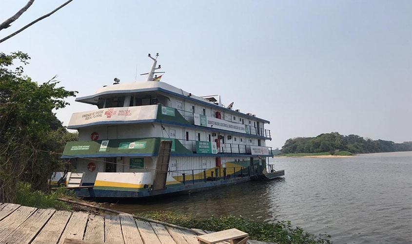 Em uma semana, Barco Hospital realizou mais de 300 atendimentos