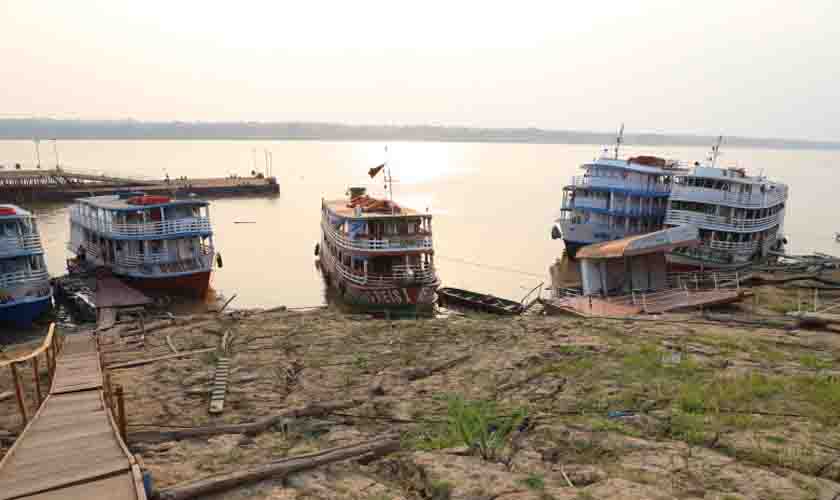 Defesa Civil Municipal realiza trabalho preventivo com ribeirinhos no rio Madeira