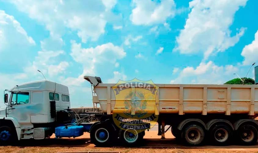 Em Ariquemes/RO, PRF identifica motorista danificando via pública