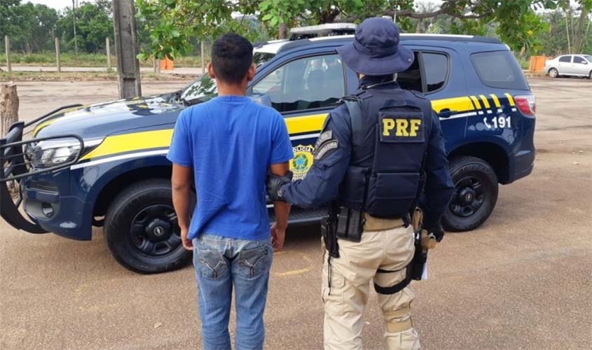 Foragido é preso pela PRF