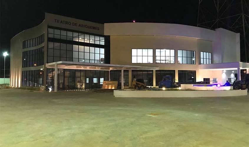 Em fase final de execução das obras, teatro será entregue para fortalecer a cultura da região