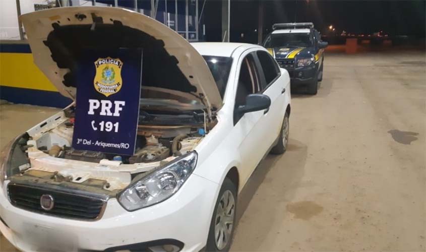 PRF recupera carro clonado