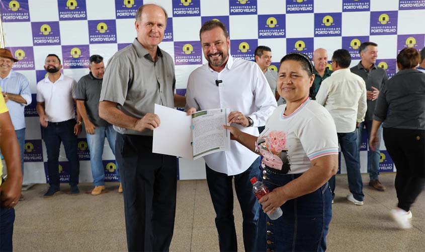 Judiciário e Prefeitura de Porto Velho entregam 258 escrituras para famílias de Jaci-Paraná