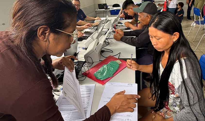 Justiça Itinerante atende etnia Kaxarari, na Ponta do Abunã, em Rondônia