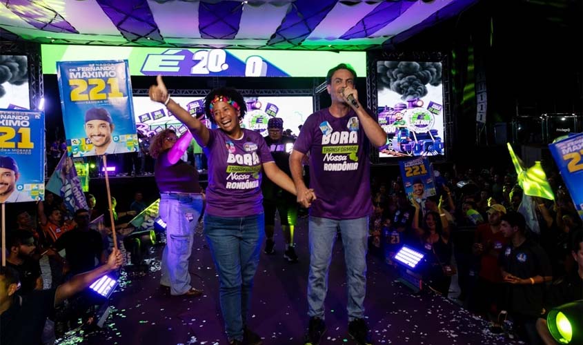 Léo Moraes confirma apoio e pede votos para Sílvia Cristina