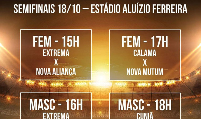 Campeonato Interdistrital começa nesta sexta-feira no estádio Aluízio Ferreira