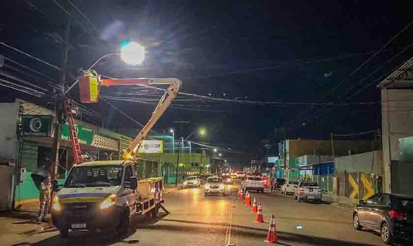 Avenida Calama ganha eficiência energética com o Proled