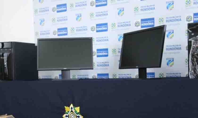 PMRO recebe 53 computadores para parque tecnológico na Capital