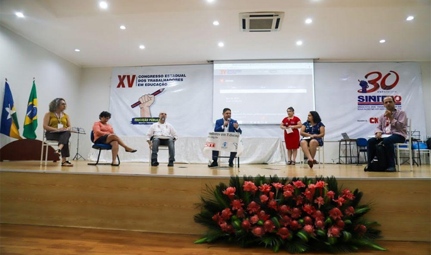 Congresso do Sintero debate sobre as novas políticas públicas implantadas na Educação