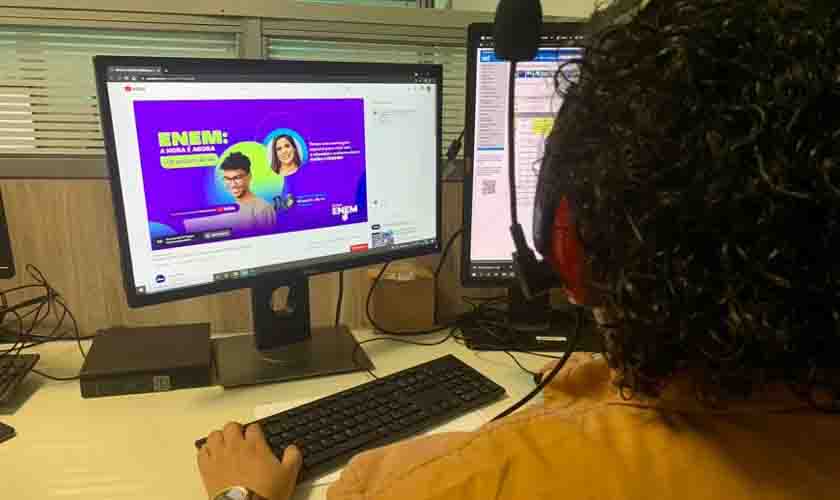 Seduc promove live para motivar estudantes que vão participar do Enem; transmissão acontece neste sábado, 20