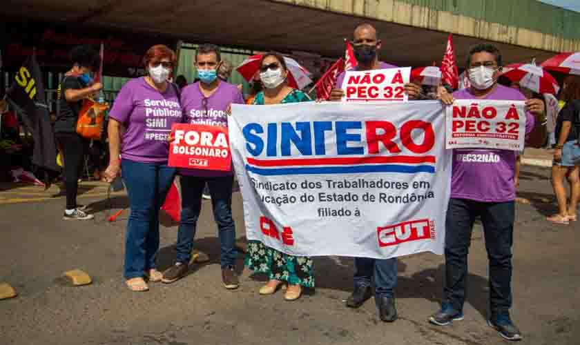 Sintero participa de mobilização em Brasília contra a retirada de direitos