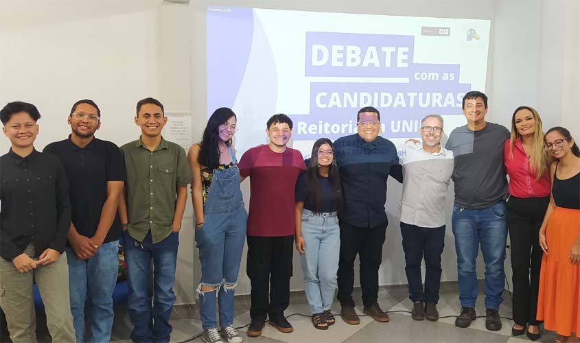Último debate dos candidatos à reitoria da Unir ocorre nesta segunda-feira