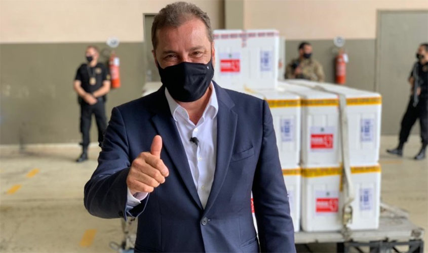 Chegada da vacina CoronaVac em Porto Velho