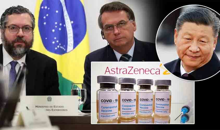 Governo Bolsonaro admite que ataques à China estão travando chegada de insumos para vacina ao Brasil