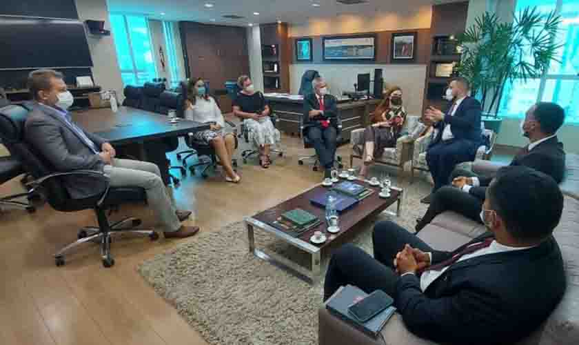 Em reunião com procurador-geral de Justiça, Márcio Nogueira destaca importância do diálogo institucional