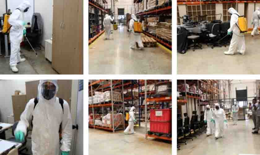 Prédios do Judiciário passam por sanitização