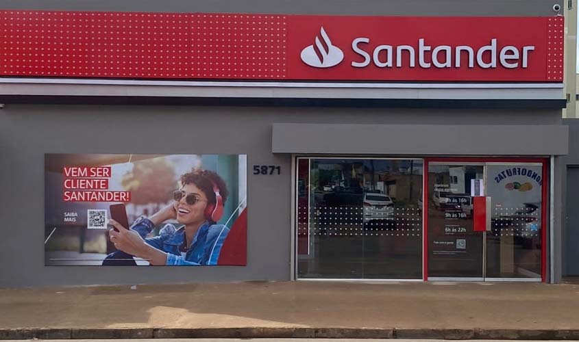 Santander inaugura nova agência em Porto Velho e prevê crescimento de 22% da sua rede em Rondônia em 2023