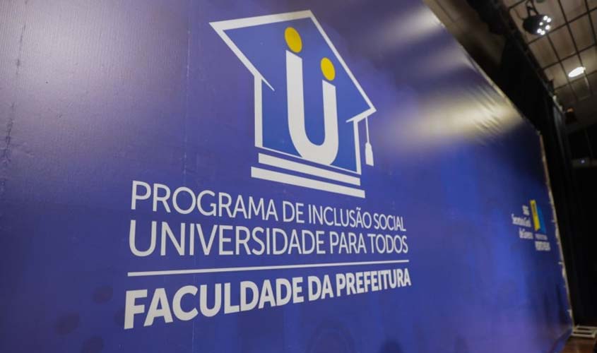 Inscrição no Programa Faculdade da Prefeitura termina no domingo (21)