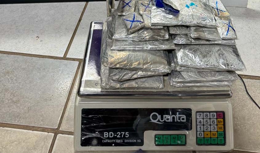 PF RO realiza novo flagrante de tráfico de drogas no aeroporto da capital