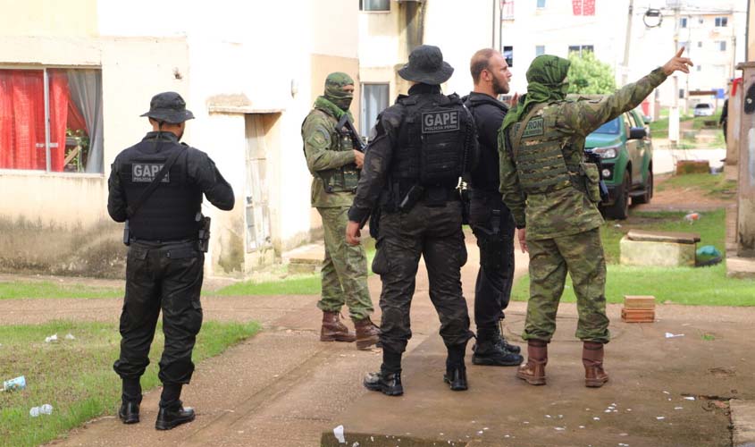 Operação Reverso: em 48 horas forças de segurança pública realizam 15 prisões em Porto Velho
