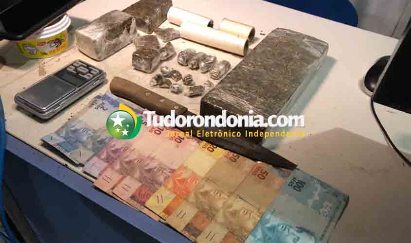 Choque prende casal com mais de um quilo de maconha dentro de carro de aplicativo